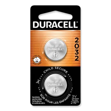 Lithium Coin Batteries, 2032, 2/Pack
