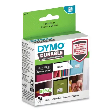 LW Durable Multi-Purpose Labels, 1'' x 2.12'', 160 Labels/Roll