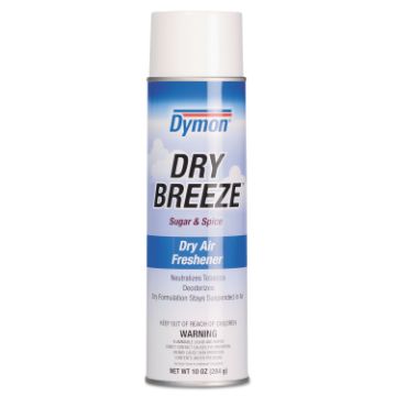Dry Breeze Aerosol Air Freshener, Sugar and Spice, 10 oz, 12/Carton