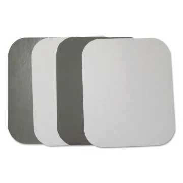 Flat Board Lids, For 1 lb Oblong Pans, Silver, 1,000 /Carton