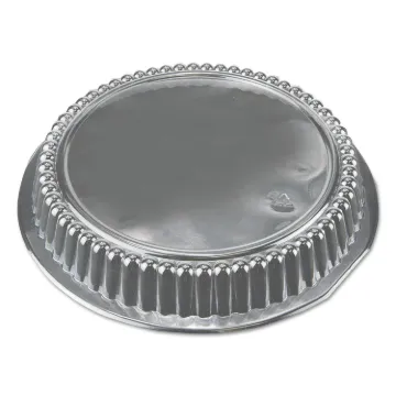 Dome Lids for 7" Round Containers, 7" Diameter, Clear, 500/Carton