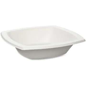 Bare Eco-Forward Sugarcane Dinnerware, 12oz, Bowl, Ivory, 125/Pk, 8 Pks/Ct