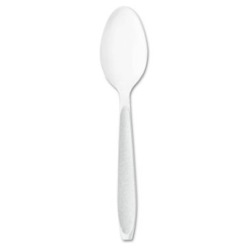 Impress Heavyweight Polystyrene Cutlery, Teaspoon, White, 1000/Carton