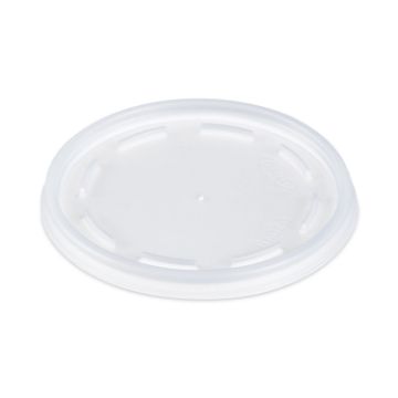 Plastic Lids, Fits 12 - 24 oz Foam Cups, Translucent, 100/Pack, 10 Packs/Carton