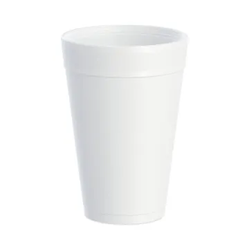 Foam Drink Cups, 32oz, White, 25/Bag, 20 Bags/Carton