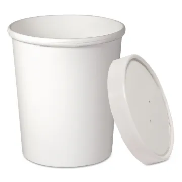 Flexstyle Double Poly Food Combo Pack, 32 oz, White, 25/Pack, 10 Packs/Carton
