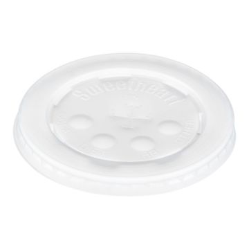 Polystyrene Cold Cup Lids, 16-24 oz Cups, Translucent, 125/Pack, 16 Packs/Carton