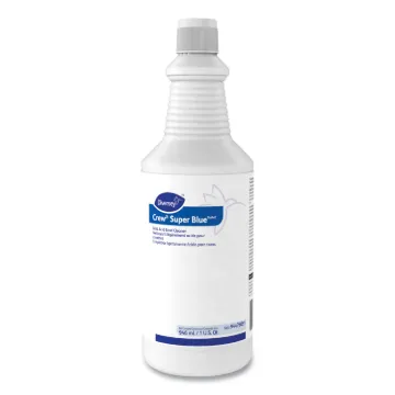 Crew Super Blue Mild Acid Bowl Cleaner, Citrus, 32oz Squeeze Bottle,12/Carton
