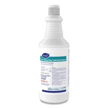 Crew Heavy Duty Toilet Bowl Cleaner, Minty, 32 oz Squeeze Bottle, 12/Carton