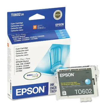 T060220S (60) DURABrite Ink, 450 Page-Yield, Cyan