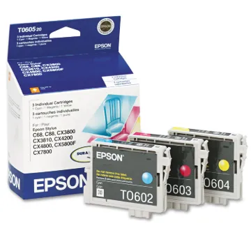 T060520S (60) Ink, 1350 Page-Yield, Cyan; Magenta; Yellow