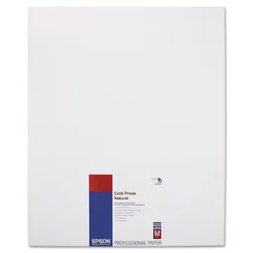 Cold Press Fine Art Paper, 21 mil, 17 x 22, Textured Matte Natural, 25/Pack