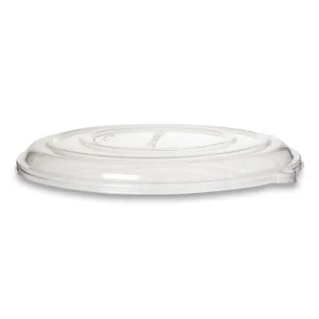100% Recycled Content Pizza Tray Lids, 16 x 16 x 0.2, Clear, 50/Carton