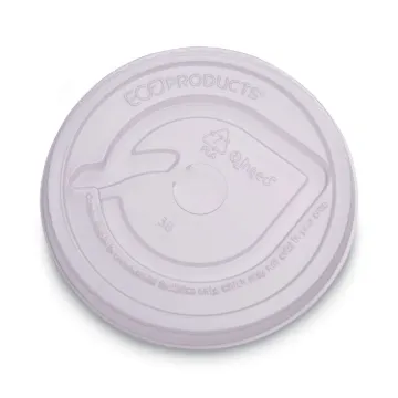 GreenStripe Renewable and Compost Cold Cup Flat Lids, for 9-24 oz, 100/Pack, 10 Packs/Carton