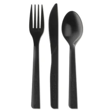 100% Recycled Content Cutlery Kit - 6", 250/Carton