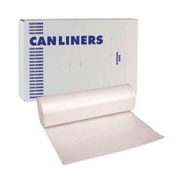 40" x 48" 14 mic Clear Can Liners, 250/Case