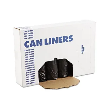 43" x 47" 1.5Mil Black LD Liner, 100/Case