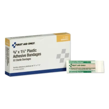 SmartCompliance Plastic Bandage, 3/8" x 1 1/2", 80/Box