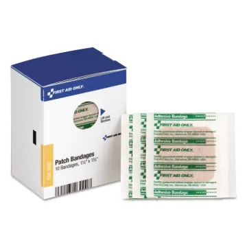 SmartCompliance Patch Bandages, 1 1/2" x 1 1/2", 10/Box