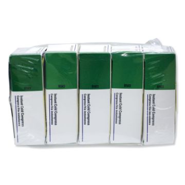 Instant Cold Compress, 5 Compress/Pack, 4" x 5", 5/Pack