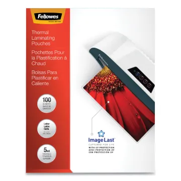 ImageLast Laminating Pouches with UV Protection, 5 mil, 9" x 11.5", Clear, 100/Pack (MINIMUM ORDER Q