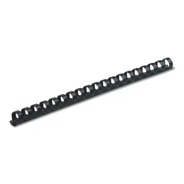 Plastic Comb Bindings, 1/2" Dia, 90 Sheet Capacity, Navy Blue, 100 Combs/Pack
