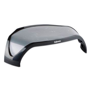 Smart Suites Corner Monitor Riser, For 21" Monitors, 18.5" x 12.5" x 3.88" to 5.13", Black/Clear Fro