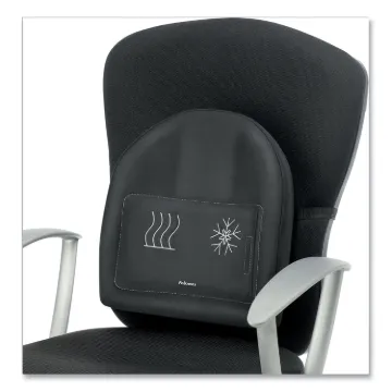 Climate Control Back Rest, 14.5w x 3d x 13.63h, Black