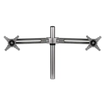 Lotus Dual Monitor Arm Kit, For 26" Monitors, Silver, Supports 13 lb