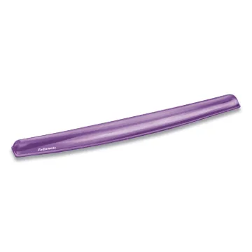 Gel Crystals Keyboard Wrist Rest, 18.5" x 2.25", Purple