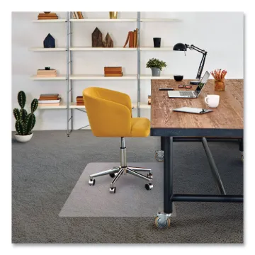 Cleartex Advantagemat Phthalate Free PVC Chair Mat for Low Pile Carpet, 48 x 36, Clear