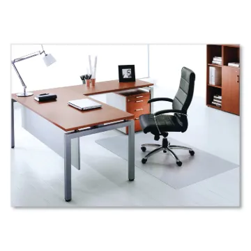 Cleartex Ultimat Polycarbonate Chair Mat for Hard Floors, 48 x 53, Clear