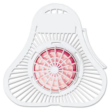 Para Urinal Screen w/Deodorizer Block, Cherry Fragrance, 12/Box