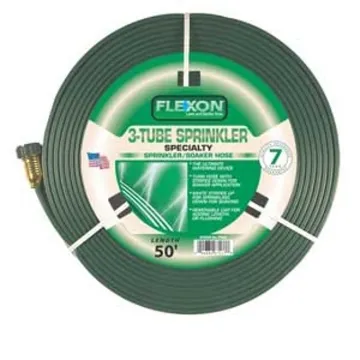 50' 3-Tube Sprinkler Offers Flexibility For Sprinkling And Soaking