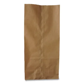 Grocery Paper Bags, 35 lbs Capacity, #6, 6"w x 3.63"d x 11.06"h, Kraft, 500 Bags