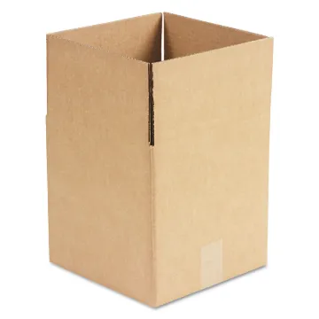 Cubed Fixed-Depth Shipping Boxes, Regular Slotted Container (RSC), 10" x 10" x 10", Brown Kraft, 25/