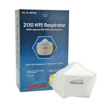 GERSON #2130C N95 RESPIRATOR FLAT FOLD 20 NESTED PER BOX