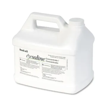 Fendall Eyesaline Stream II Eyewash Station Refill, 180 oz Bottles, 4/Carton