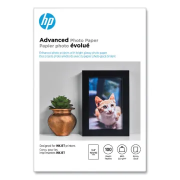 Advanced Photo Paper, 56 lbs., Glossy, 4 x 6, 100 Sheets/Pack