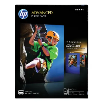 Advanced Photo Paper, 56 lbs., Glossy, 8-1/2 x 11, 50 Sheets/Pack