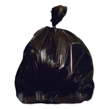 Low-Density Repro Can Liner, 56 gal, 1.35 mil, 46 x 50, Black, 20/Roll, 5 Rolls/Carton
