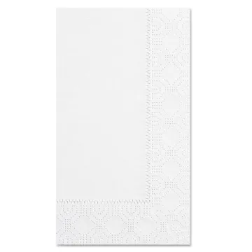 Dinner Napkins, 2-Ply, 15 x 17, White, 1000/Carton