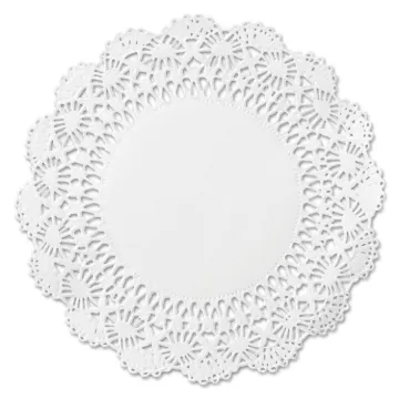 Cambridge Lace Doilies, Round, 10", White, 1000/Carton