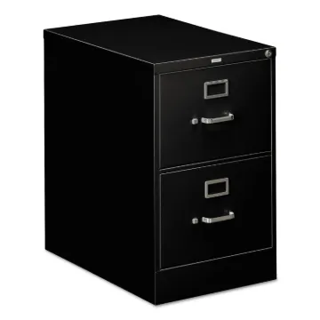 310 Series Two-Drawer Full-Suspension File, Legal, 18.25w x 26.5d x 29h, Black