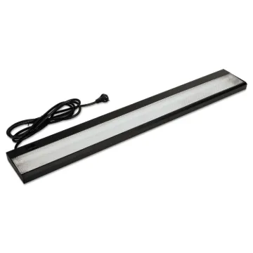 Task Light For Stack-On Storage Unit, 34.63"w x 3.69"d x 1.13"h, Black