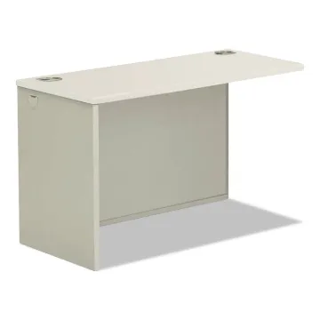 38000 Series Return Shell, 33.75w x 65d x 4.19h, Silver Mesh/Light Gray, Left