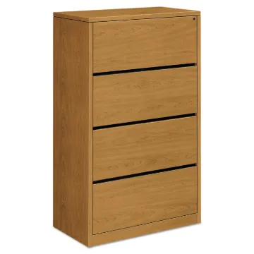 10500 Series Four-Drawer Lateral File, 36w x 20d x 59.13h, Harvest