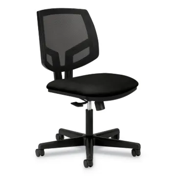 Volt Series Mesh Back Task Chair, Supports up to 250 lbs., Black Seat/Black Back, Black Base