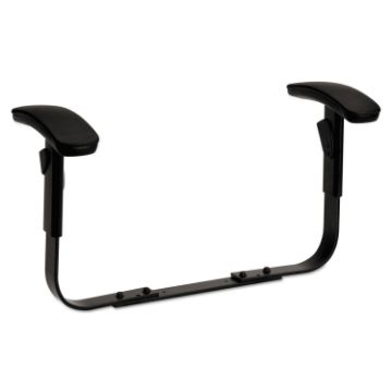 Height-Adjustable T-Arms for ComforTask Series Swivel Task Chairs, Black