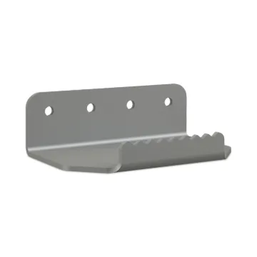 Armless Foot Pull, 5 x 3.75 x 1.5, Titanium, 5/Pack
